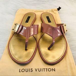 Louis Vuitton Thong Sandals Pink
